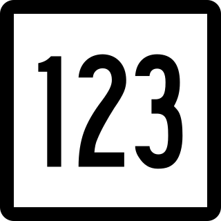 <span class="mw-page-title-main">Connecticut Route 123</span> State highway in Fairfield County, Connecticut, US