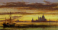 Cooke Edward William Sunset Sky Salute And San Giorgio Maggiore 1859 Oil on Canvas.jpg