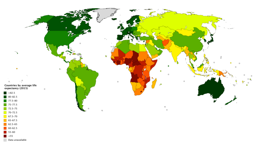 egészségügyi világszervezet várható élettartam statisztika szív)