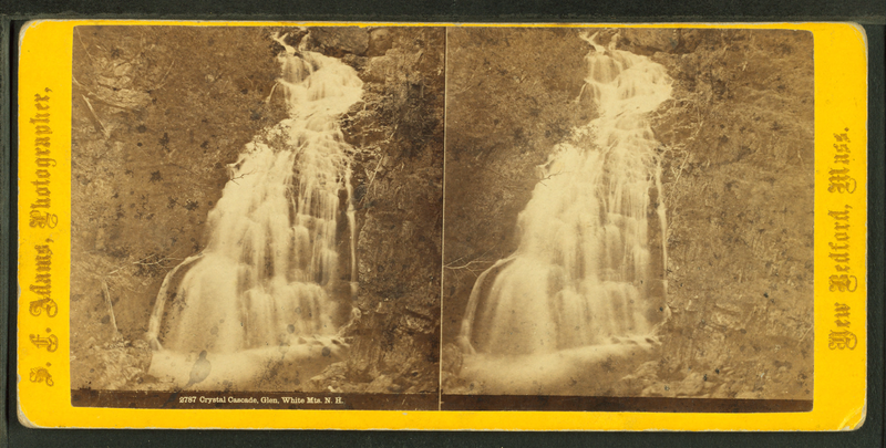 File:Crystal Cascade, Glen, White Mts., N.H, by Adams, S. F., 1844-1876 2.png