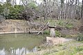 English: The old swimming pool, in the Billabong Creek, at Culcairn, New South Wales