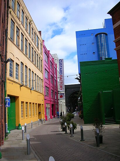 How to get to Custard Factory with public transport- About the place