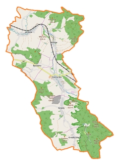 Mapa lokalizacyjna gminy Czarny Bór