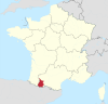Departamento 65 na França 2016.svg