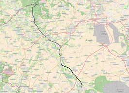 Spoorlijn Jülich - Dalheim op de kaart