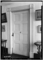 DOOR IN EAST WALL OF HALL, FIRST FLOOR - Boligee Hill, Near U.S. Highway 11, Eutaw, Greene County, AL HABS ALA,32-EUTA.V,1-6.tif