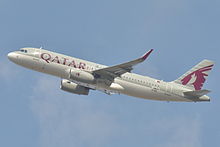 Airbus A320-200 der Qatar Airways