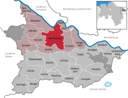 Dannenberg (Elbe) – Mappa