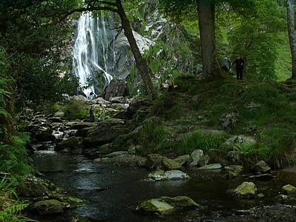 Powerscourt Waterfall on the Dargle Dargle Waterfall 2003 035.jpg