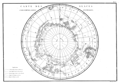 pl. 3 : Carte des glaces circumpolaires australes.