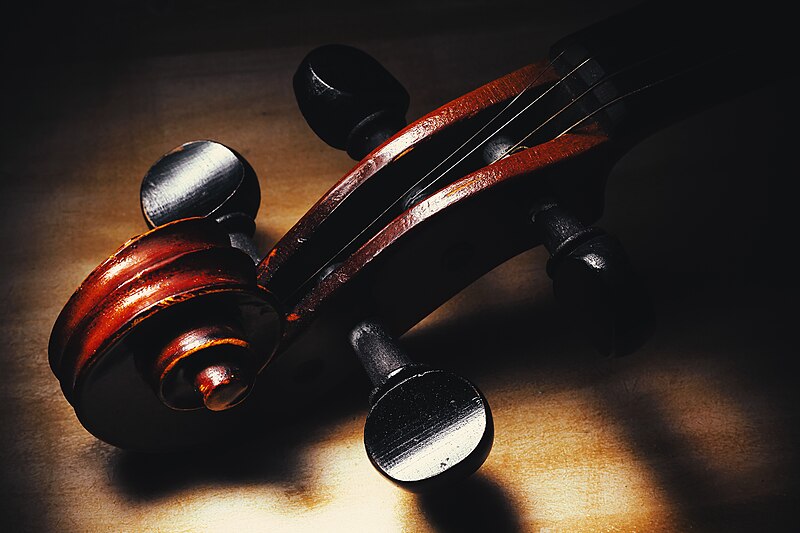 File:Details of an old Violin (46863051482).jpg