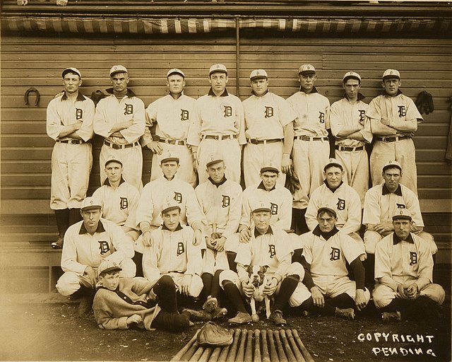 1907 Detroit Tigers Team Photo  Detroit tigers, Detroit tigers