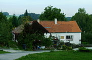 Čeština: Dům čp. 3 ve vsi Dolní Pláně v okrese Český Krumlov. English: House No 3 in the village of Dolní Pláně, Český Krumlov District, South Bohemian Region, Czech Republic.