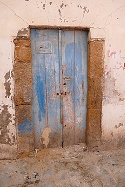 Door in the old town of Bizerte