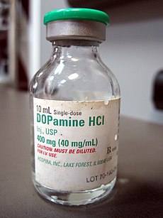 Dopamine HCl preparation, single dose vial for intravenous administration.