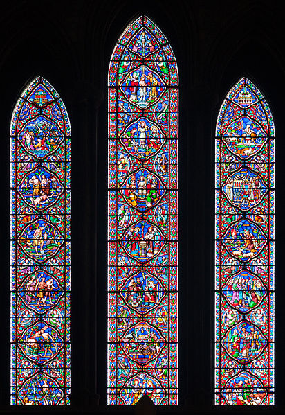 File:Dublin St. Patrick's Cathedral South Transept South Wall Window Life of Christ and Old Testament 2012 09 26.jpg