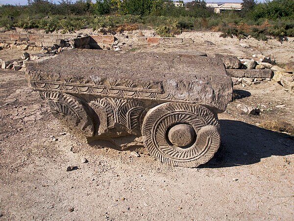 Capital of Saint Gregory Cathedral of Dvin