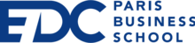 EDC PARIS BUSINESS SCHOOL LOGO MONOCROMO BLEU.png