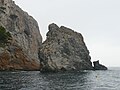 Westseite des Felses El Gat am Cap Norfeu