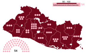 Elecciones legislativas de El Salvador de 1952, 1954, 1956, 1958 y 1960 - Resultados por Departamento.svg