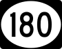 Highway 180 marker