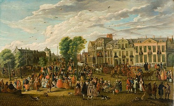De Kouter in Ghent in 1763 by Engelbert van Siclers