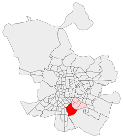 Location of Entrevías
