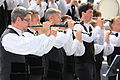 Français : La Kevrenn Alre d'Auray lors de l'épreuve d'été du championnat national de bagadoù de 1ère division, organisé dans le cadre du Festival interceltique de Lorient, France.