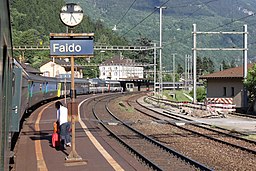 Järnvägsstationen i Faido
