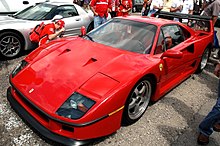 The Ferrari F40 has "NACA style" side and hood scoops. Ferrari F40 in IMS parking lot.jpg