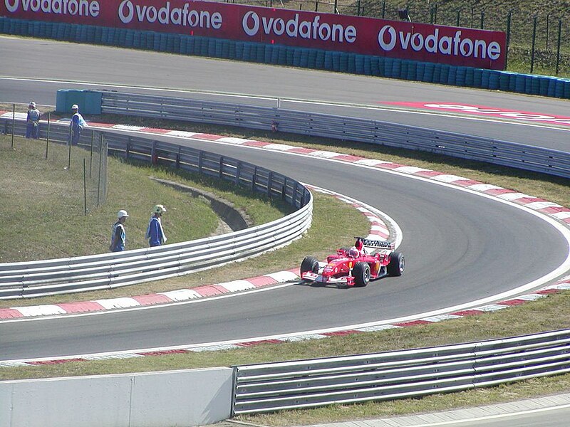 File:Ferrari entering pits at the 2003 Hungarian Grand Prix.jpg