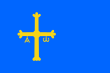Autonomní společenství Asturské knížectví – vlajka