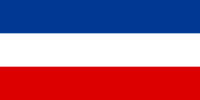 Yugoslav revival nationalism and Serb nationalism (former flag of FR Yugoslavia / State Union of Serbia and Montenegro)