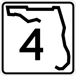 <span class="mw-page-title-main">Florida State Road 4 (1923–1945)</span> List of roads or other routes with the same name