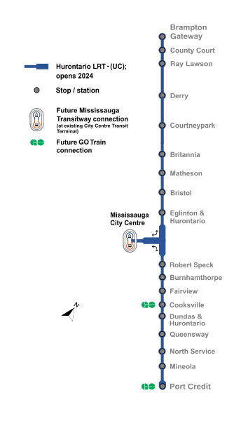 File:Future Hurontario LRT Map.svg
