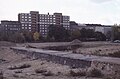 Freigelegte Decke des Fußgängertunnels „Harnröhre“ im Herbst 1989