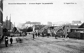 A Gare de la rue Rogier cikk illusztráló képe