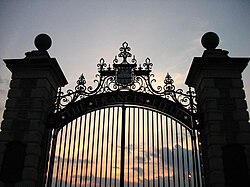 Gates to Francis Field - Danforth Campus of Washington University in St. Louis.jpg