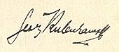 signature de Georg Kulenkampff