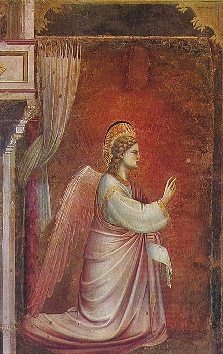 Anjo Gabriel, por Giotto di Bondone