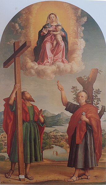 File:Girolamo dai Libri - Madonna della quercia.jpg