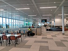 Departures Lounge and Dining in the 2022 terminal extension