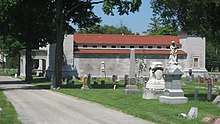 Southern side of the mausoleum Greenville Mausoleum, southern side.jpg