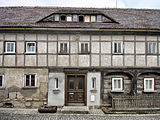 English: Buildings in Großschönau (Sachsen). Polski: Zabudowa we wsi Großschönau, Saksonia.