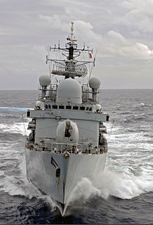 HMS Nottingham at sea HMS Nottingham, Type 42 Destroyer MOD 45147651.jpg