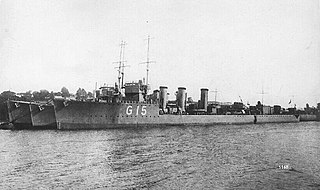 HMS <i>Rigorous</i> (1916) Destroyer of the Royal Navy