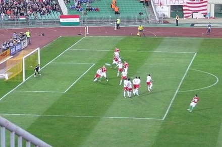 Tamás Hajnal's goal in 2010 FIFA World Cup qualification against Malta at Ferenc Puskás Stadium on 1 April 2009