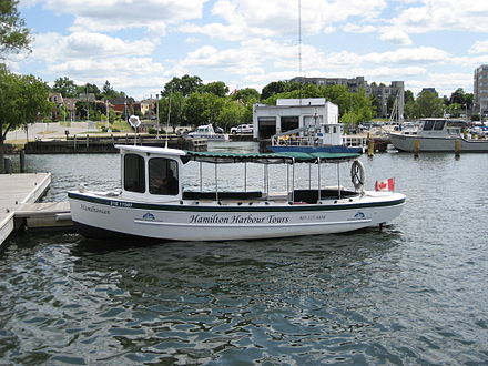 Hamiltonian, tour boat, Pier 8 HamiltonianTourBoat.JPG