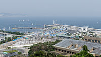 English: Shonan port, located at the west coast of Enoshima Island