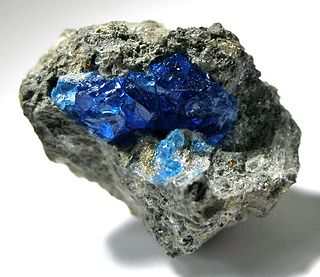 <span class="mw-page-title-main">Hauyne</span> Tectosilicate mineral with sometimes a blue colour due to a cyclic trisulfide anion